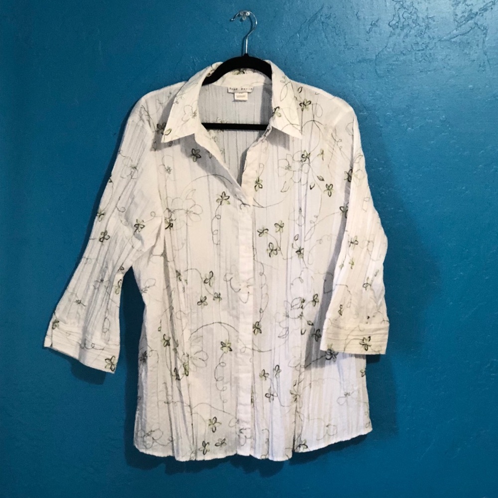 Ladies Fred David 3/4 Sleeve Blouse